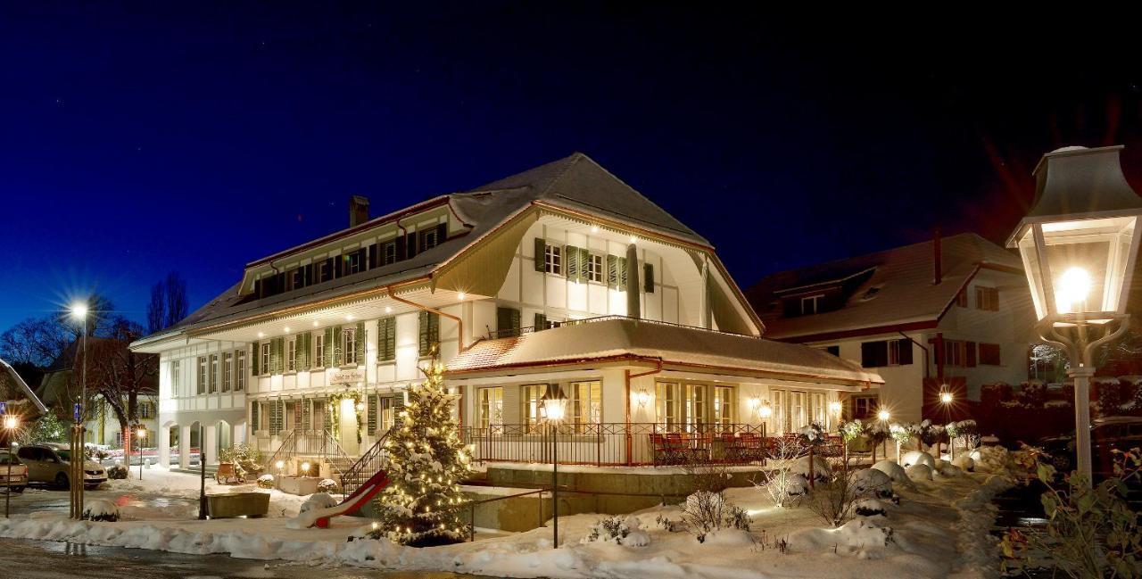 Gasthof Zum Schluessel La Meridienne Fribourg Sa Ueberstorf エクステリア 写真